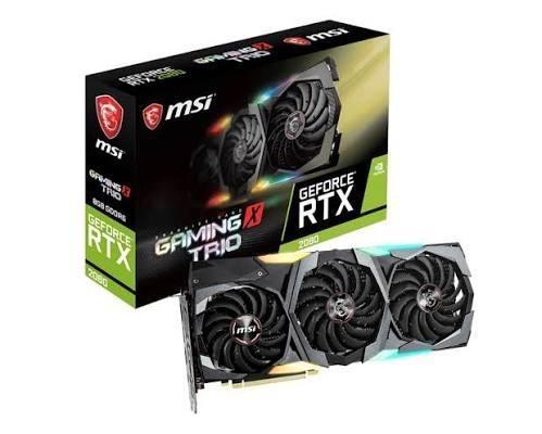 Nvidia MSI RTX 2080 Gaming X Trio videokaart GPU, Computers en Software, Videokaarten, Zo goed als nieuw, PCI-Express 3.0, GDDR6