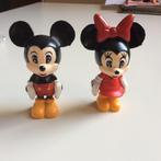 Disney Mickey mouse en minnie poppetjes ca 6,5cm, Mickey Mouse, Zo goed als nieuw, Beeldje of Figuurtje, Verzenden