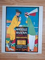 6 Spoorweg affiches, reproducties, Ophalen of Verzenden, Zo goed als nieuw, Trein, Kaart of Prent