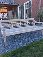 Oude houten tuinbank stationsbank, Tuin en Terras, Ophalen, Zo goed als nieuw, Hout