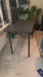 Grijze Ikea bureau, Huis en Inrichting, Tafelonderdelen, Kunststof, Gebruikt, 100 tot 150 cm, Tafelblad