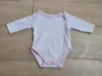 BABYCLUB roze romper witte strepen maat 56 ~ TH2096, Nacht- of Onderkleding, Meisje, Babyclub, Ophalen of Verzenden