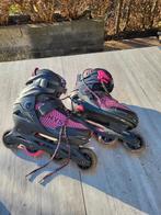 Skeelers mt 37-40 met 4 wieltjes + extra remblok, Gebruikt, Kinderen, Inline skates 4 wielen, Ophalen