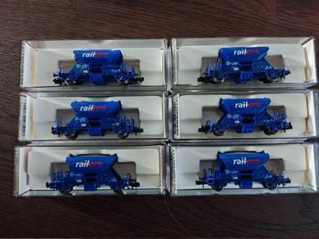 Fleischmann Railpro wagons 822901-822912 serie N-spoor beschikbaar voor biedingen