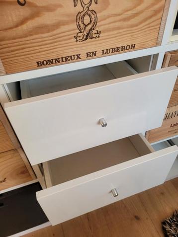 Ladeset inzet lades kallax ikea wit