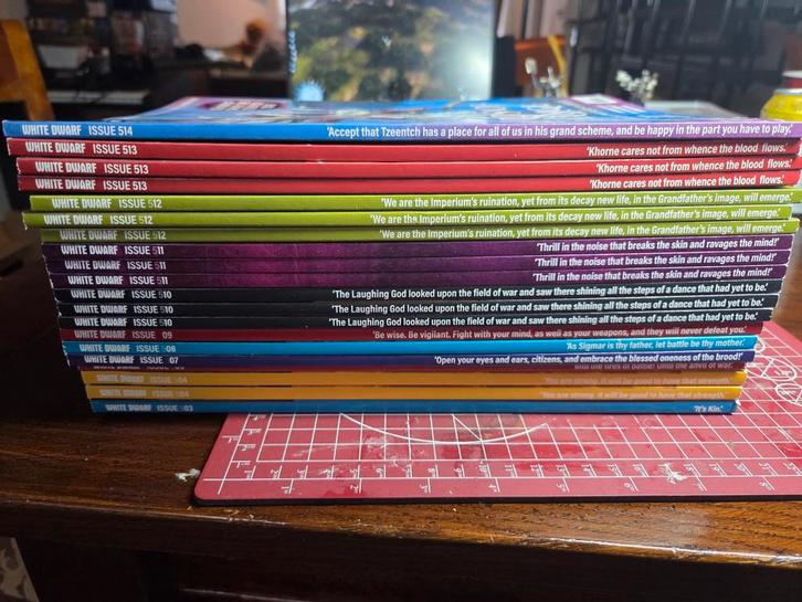 White Dwarf Issues, Hobby en Vrije tijd, Wargaming, Zo goed als nieuw, Warhammer, Ophalen of Verzenden