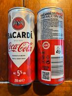 2x Bacardi & Coca-Cola 250ml blikjes uit Oostenrijk, Ophalen of Verzenden