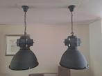 2 stalen industriële hanglampen!, Ophalen, Zo goed als nieuw, Minder dan 50 cm