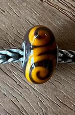 Trollbeads TIBET ORNAMENT 61184, retired 2007, Sieraden, Tassen en Uiterlijk, Bedels, Verzenden, Zo goed als nieuw, Zilver, Trollbeads