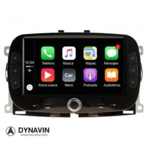 Carplay Navigatie fiat 500 2018 carkit android 13 64gb usb, Auto diversen, Autoradio's, Nieuw, Ophalen of Verzenden