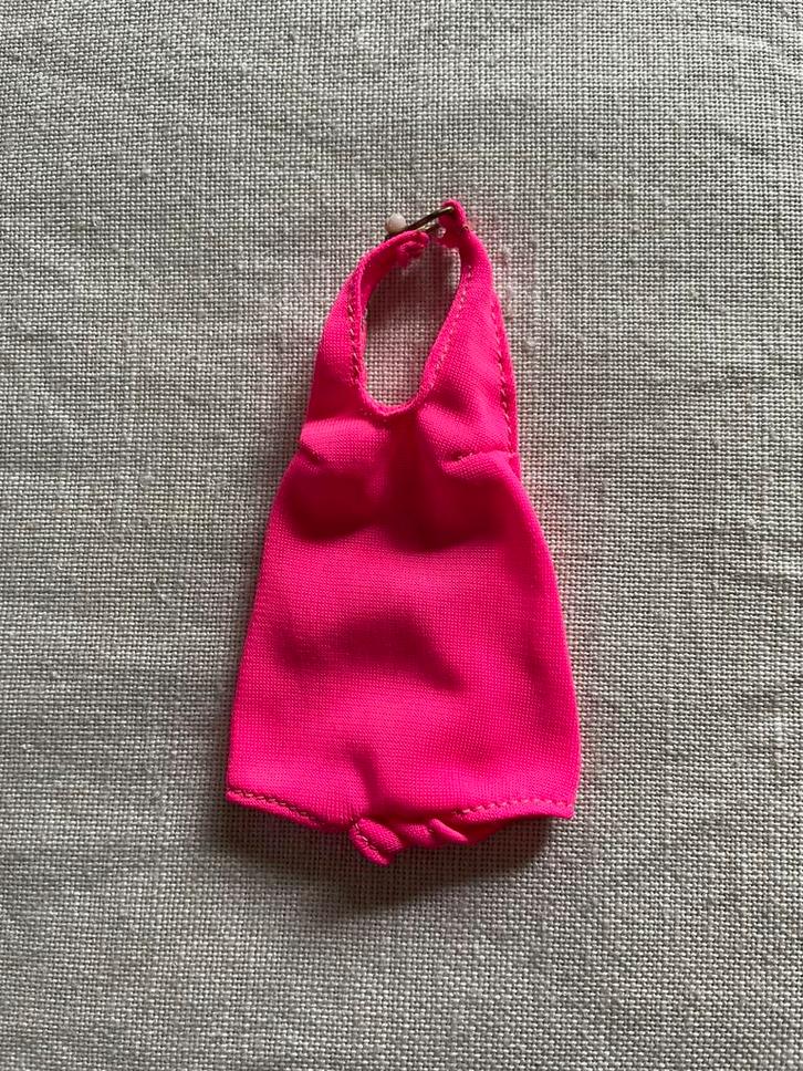 Vintage Funtime Barbie #8588 badpak zwempak 1973 - 1976   🩱, Verzamelen, Poppen, Zo goed als nieuw, Kleertjes, Ophalen of Verzenden