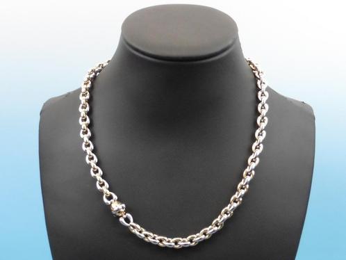 Gouden bi-color collier                                   G3, Sieraden, Tassen en Uiterlijk, Kettingen, Gebruikt, Goud, Goud, Ophalen of Verzenden