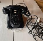 Een zwarte bakelieten telefoon van de PTT, Ophalen of Verzenden, Gebruikt, Met draaischijf