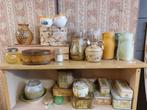 Shabby chic brocante oude blikken en trommels, Verzamelen, Blikken, Ophalen of Verzenden, Gebruikt, Overige