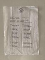 Programma ajax nac 1996, Verzamelen, Overige typen, Gebruikt, Ajax, Verzenden