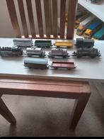 Stoomloc marklin met 9 wagons div, Wisselstroom, Gebruikt, Locomotief, Ophalen of Verzenden