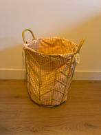 Okergele wasmand met handvatten, Ophalen, Overige materialen, Gebruikt, Mand