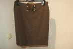 Love Moschino bruin kaki kleur rok strik voorkant IT42