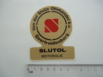 sticker oud SLUTOL Geertruidenberg motorolie oil vd sluijs beschikbaar voor biedingen