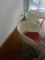 Eetkamerstoelen (6) jaren 70, Huis en Inrichting, Stoelen, Ophalen, Overige materialen, Gebruikt, Jaren 60