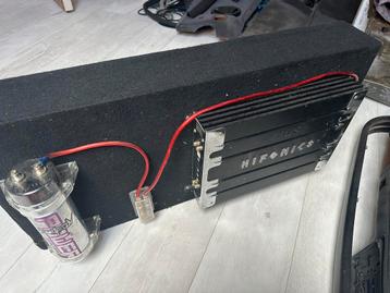 Hifonics Zeus versterker met subwoofer em condensator beschikbaar voor biedingen