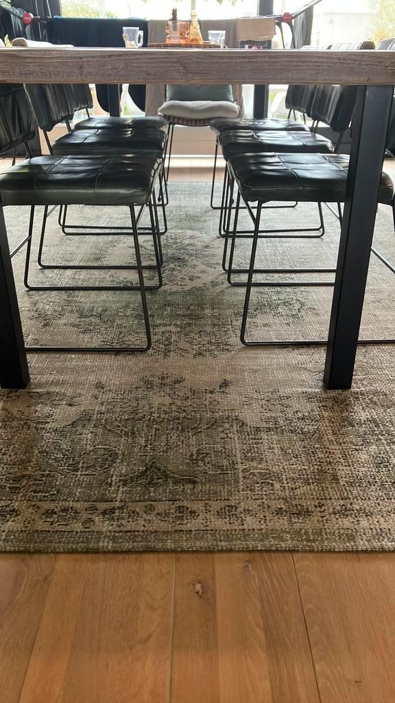Prachtig vloerkleed Louis de Poortere, Huis en Inrichting, Stoffering | Vloerbedekking, Gebruikt, Tapijt, Groen, minder dan 10 m²