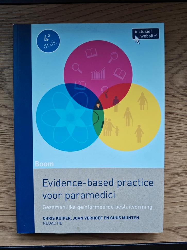 Evidence Based Practice - Boek voor Paramedici, Boeken, Studieboeken en Cursussen, Zo goed als nieuw, HBO, Ophalen of Verzenden