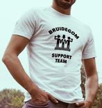 Support Team T-shirt - Perfect voor Vrijgezellenfeesten, Zwart, Verzenden