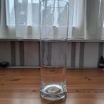 Glazen cilindrische vaas., Huis en Inrichting, Woonaccessoires | Vazen, Ophalen, Overige kleuren, Glas, Minder dan 50 cm