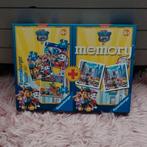 Paw Patrol puzzel + Memory, Puzzelen, Gebruikt, Ophalen of Verzenden