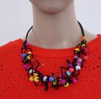 kleurrijke ketting nieuwstaat, Ophalen of Verzenden, Zo goed als nieuw, Overige kleuren, Overige materialen
