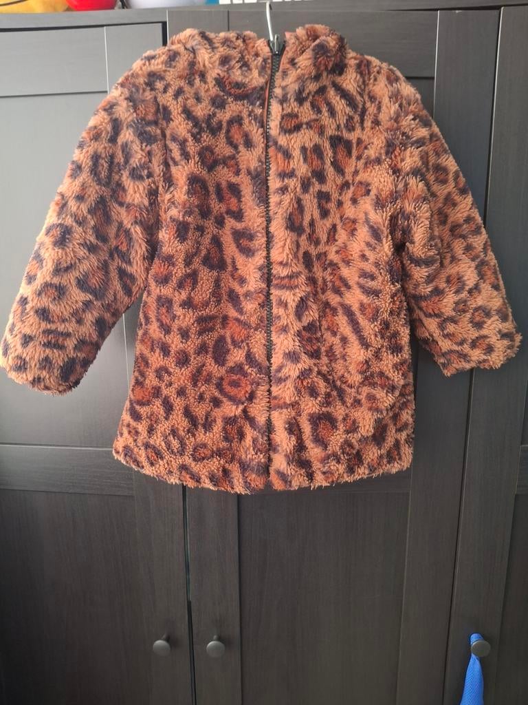 Wibra Winterjas Maat 98/104 - Omkeerbaar!, Ophalen of Verzenden, Zo goed als nieuw, Wibra, Meisje