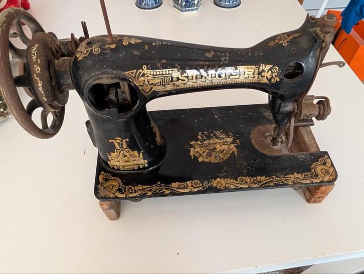 Antieke Singer Naaimachine - Decoratief, Antiek en Kunst, Antiek | Naaimachines, Ophalen of Verzenden