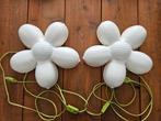2 leuke bloem wandlampen (Ikea Vintage), Huis en Inrichting, Lampen | Wandlampen, Ophalen, Gebruikt