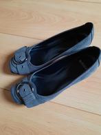 Manfield donkerbruine leren pumps maat 37. Kleur mauve., Kleding | Dames, Ophalen of Verzenden, Zo goed als nieuw, Blauw