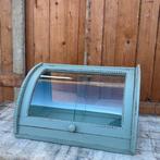 Vitrine kast groen sier hoek kastje pronkkast vitrinekast, Ophalen, Minder dan 50 cm, Eikenhout, Minder dan 100 cm