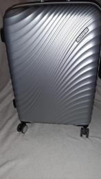 Samsonite American tourister zilvergrijs met tsa slot, Sieraden, Tassen en Uiterlijk, Koffers, Ophalen of Verzenden, Hard kunststof