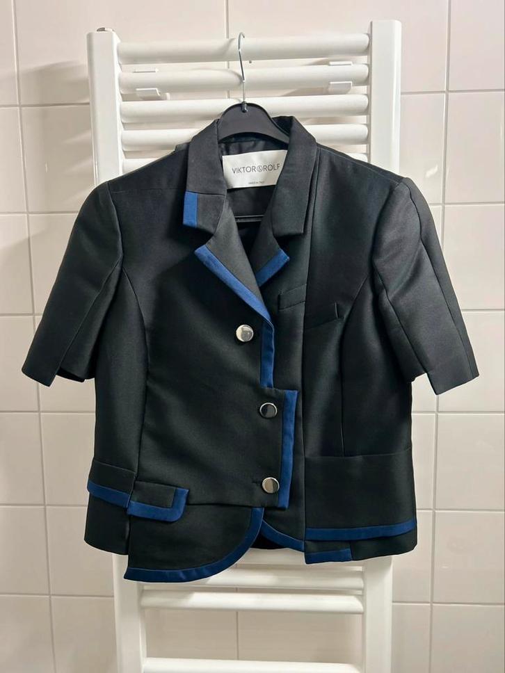 Viktor & Rolf - blazer, Kleding | Dames, Jasjes, Kostuums en Pakken, Nieuw, Jasje, Maat 34 (XS) of kleiner, Zwart, Ophalen of Verzenden