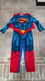Superman kostuum 128-140, Ophalen of Verzenden, Zo goed als nieuw, 122 t/m 128, Meisje
