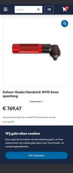 Suhner WI10 6mm spantang, Ophalen of Verzenden, Zo goed als nieuw