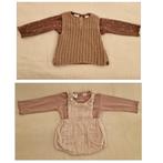 2 x zara setjes baby kleding maat 68 tuinbroek vest roze, Meisje, Zara, Zo goed als nieuw, Setje