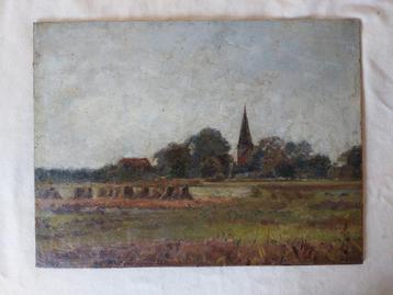 Willem Jan Willemsen (1866-1914) Sober verstild landschap 