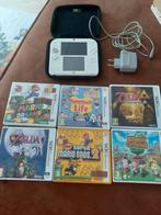 Nintendo 2DS met 6 games (mario, zelda, animal crossing), Spelcomputers en Games, Met games, Gebruikt, Wit, 2DS
