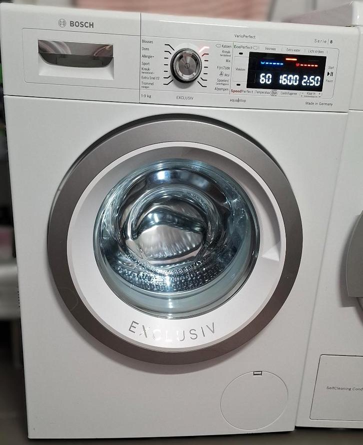 Zeer nette Bosch Serie 8 A+++ 9 kg Wasmachine, Witgoed en Apparatuur, Wasmachines, Zo goed als nieuw, Voorlader, 6 tot 8 kg, 85 tot 90 cm