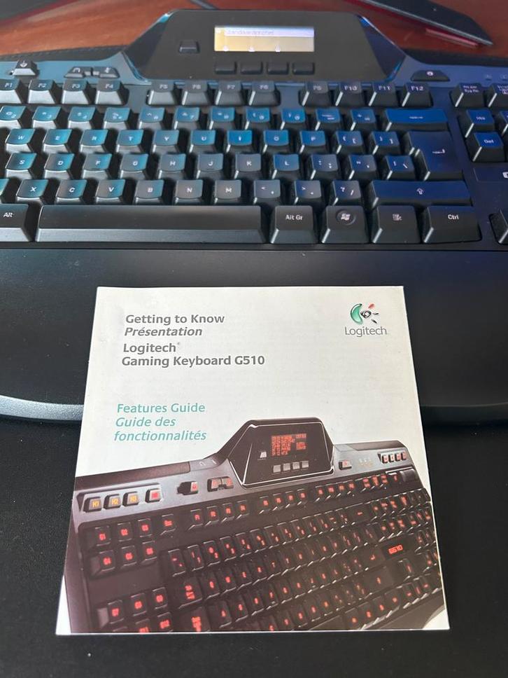 Logitech g510 gaming keyboard toetsenbord Zeer netjes 100%, Computers en Software, Toetsenborden, Zo goed als nieuw, Qwerty, Bedraad