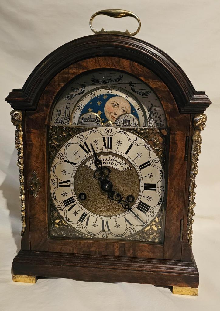 antieke engelse tafelklok, Antiek en Kunst, Antiek | Klokken, Ophalen of Verzenden