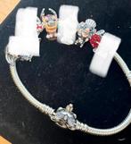 Pandora bedels, Ophalen of Verzenden, Zo goed als nieuw, Zilver, Met bedels of kralen