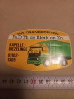 Int transporten fa th de klerk &zn kapellebiezelinge, Ophalen of Verzenden, Zo goed als nieuw