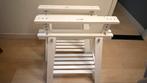 Ikea Finnvart - 2 witte verstelbare schragen, Ophalen, Gebruikt, Rechthoekig, 50 tot 100 cm