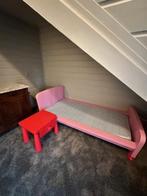 kinderbed roze 170 x 70 x 30 cm LxBxH, 70 tot 85 cm, 140 tot 160 cm, Zo goed als nieuw, Ophalen